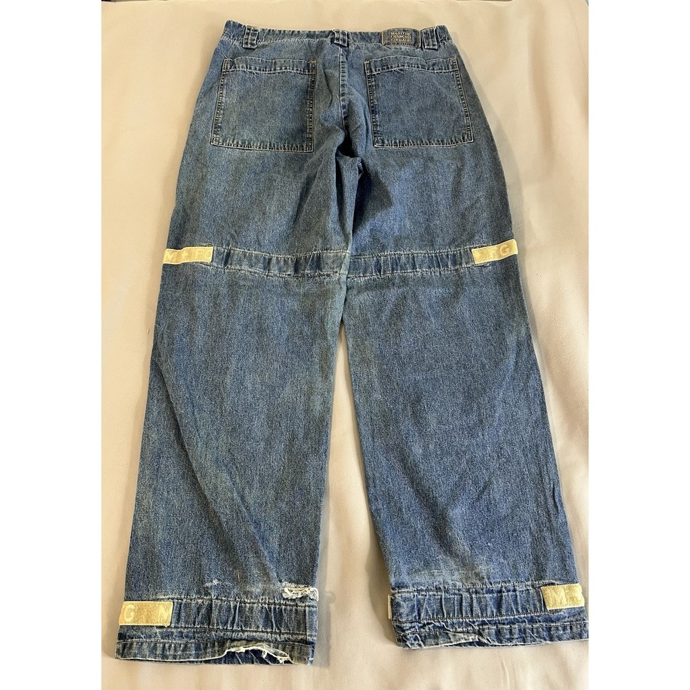 VNG Marithe Francois Girbaud Jeans Mens 38 Blue Baggy‎ Shuttle Tape Skater Y2K - Picture 15 of 16